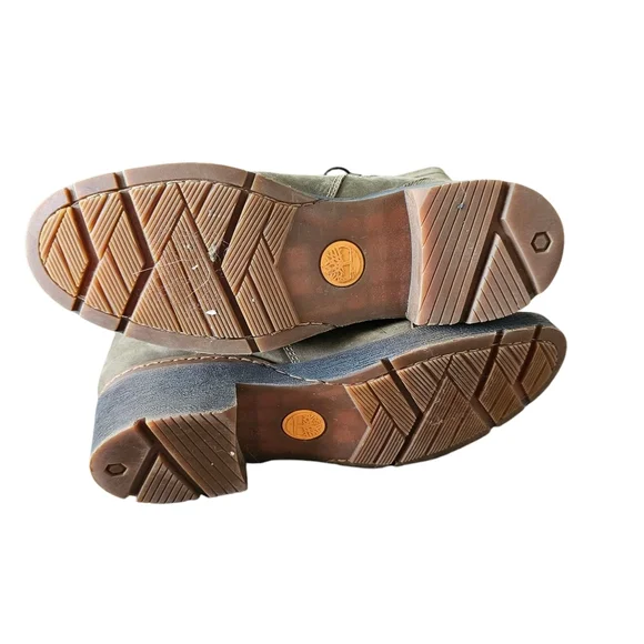 Timberland Leather gracey mid lace up waterproof boots in canteen Size 9 - Picture 7 of 11